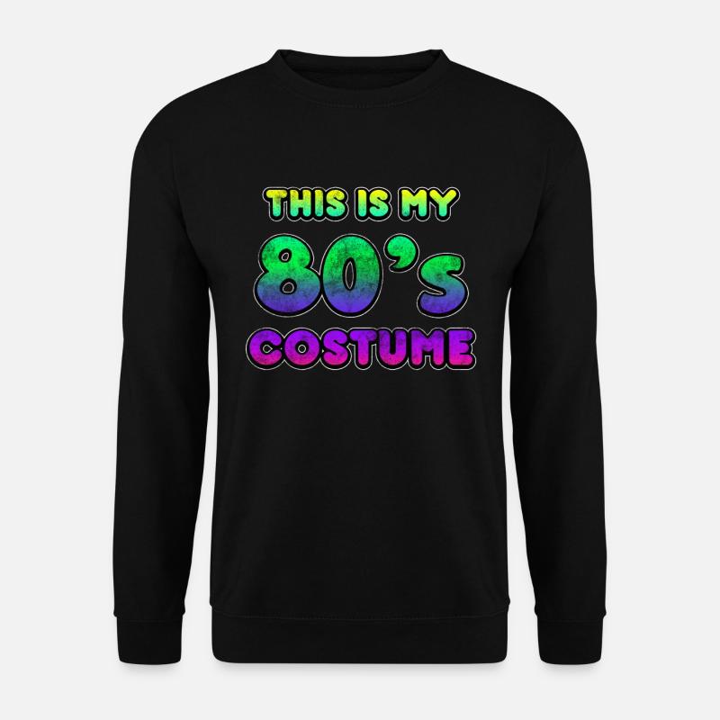 80er Jahre - Unisex Pullover - Schwarz