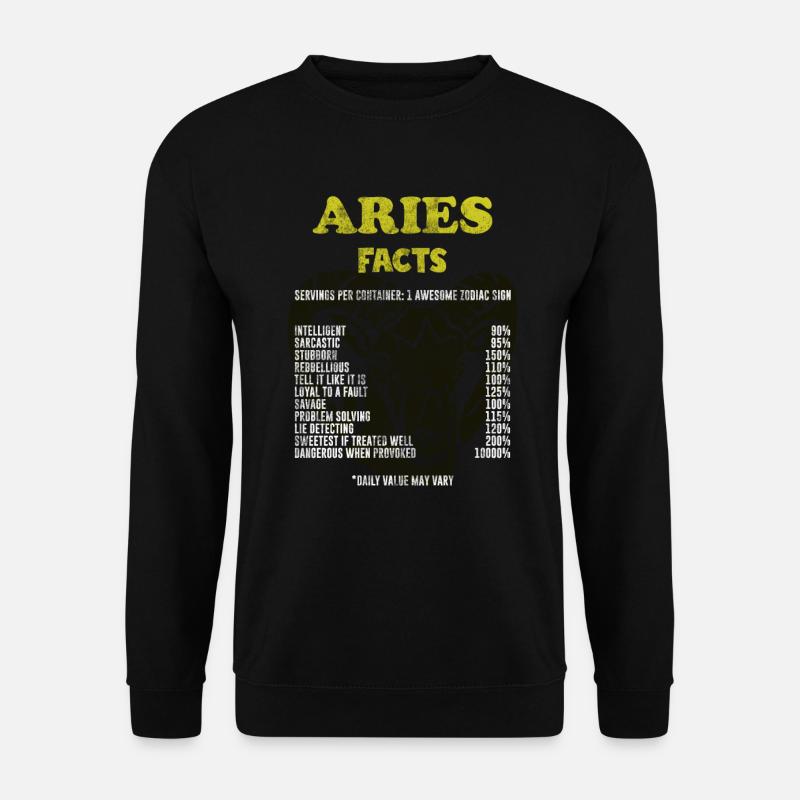 Widder - Unisex Pullover - Schwarz