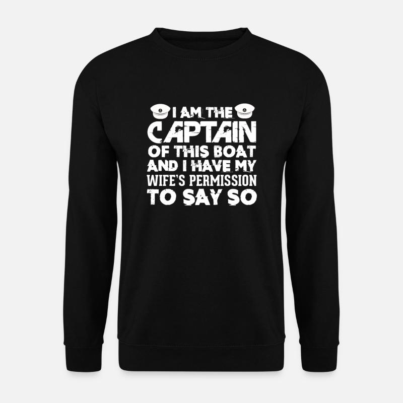 captain - Unisex Sweatshirt - black