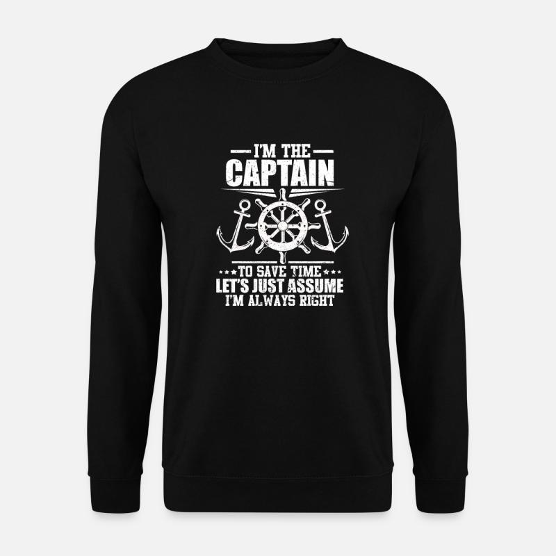 Kapitän - Unisex Pullover - Schwarz