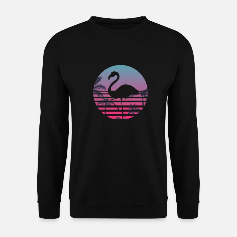 Flamingo - Unisex Sweatshirt - black