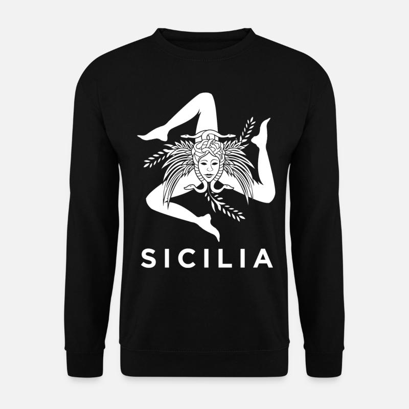 Sizilien Trinacria - Unisex Pullover - Schwarz