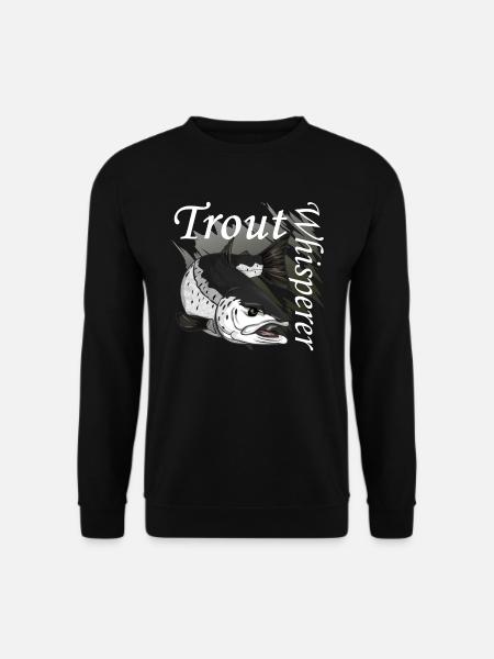 Forellen Flüsterer - Unisex Pullover - Schwarz