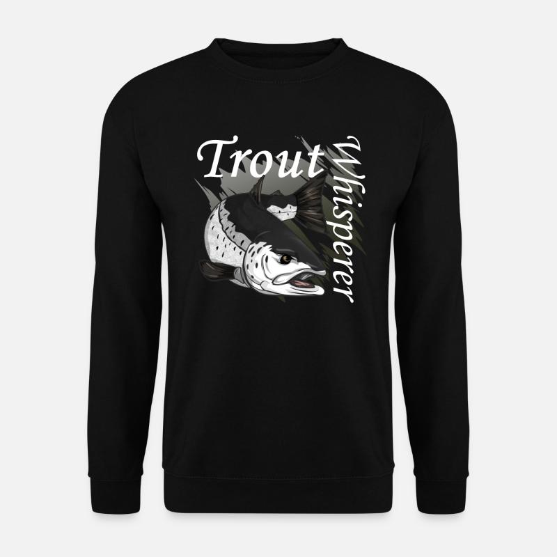 Forellen Flüsterer - Unisex Pullover - Schwarz