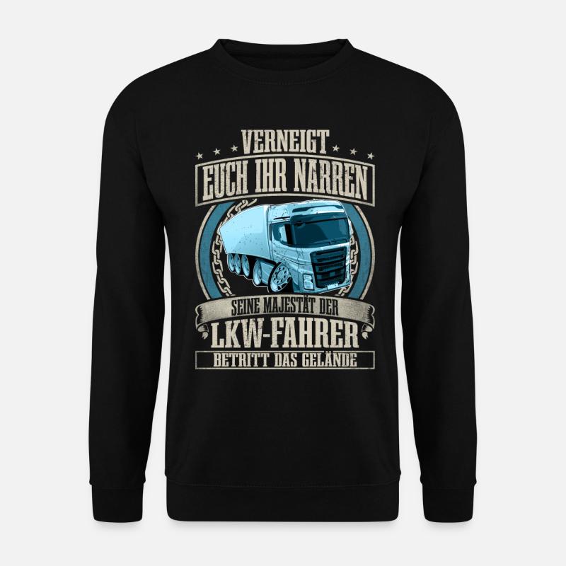 LKW Fahrer - Unisex Pullover - Schwarz