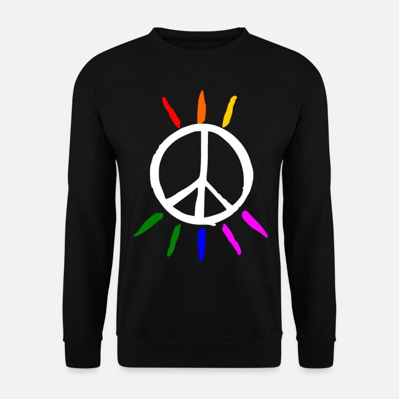 Peace - Unisex Pullover - Schwarz