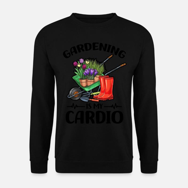 Monstera | Pflanzenliebhaber Hobbygärtner Geschenk - Unisex Pullover - Schwarz