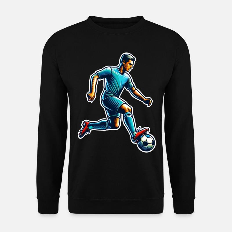 Fußball Fußballer - Unisex Pullover - Schwarz