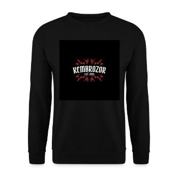 86 away - Sweat-shirt Unisexe - noir - Devant - Alina (178cm) & Michal (187cm)