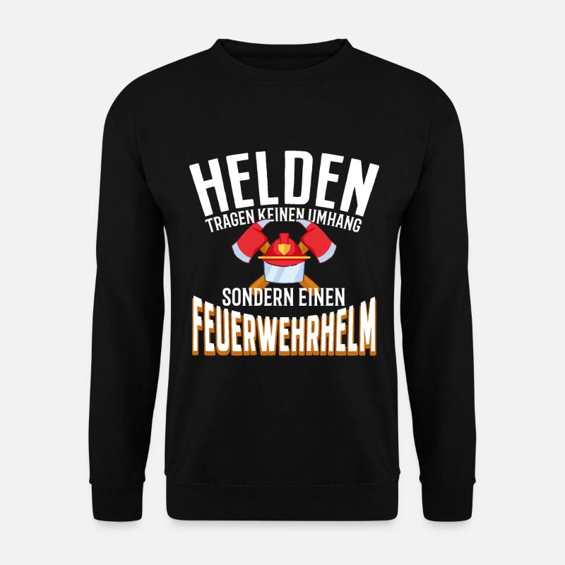 Feuerwehrmann - Unisex Pullover - Schwarz