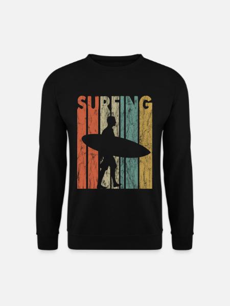 surfing - Unisex Sweatshirt - black