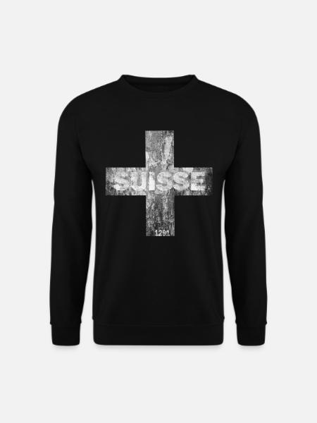 suisse 1291 - Unisex Pullover - Schwarz