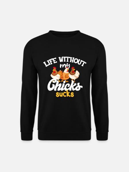 Poulet Poulet Poulet - Sweat-shirt Unisexe - noir