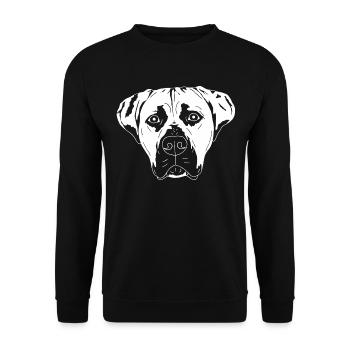 Presa Canario - Unisex Pullover - Schwarz - Vorne - Alina (178cm) & Michal (187cm)