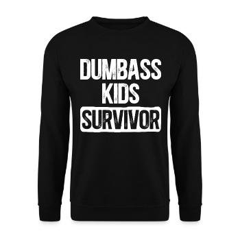 Humour Famille Enfants Maman Papa - Sweat-shirt Unisexe - noir - Devant - Alina (178cm) & Michal (187cm)