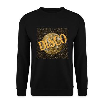 Disco. - Sweat-shirt Unisexe - noir - Devant - Alina (178cm) & Michal (187cm)