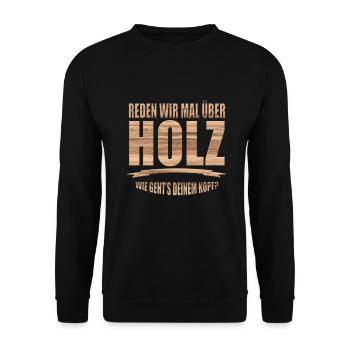 Schreiner - Unisex Pullover - Schwarz - Vorne - Alina (178cm) & Michal (187cm)