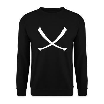 Catfish wood catfish catfish fishing - Unisex Sweatshirt - black - Front - Alina (178cm) & Michal (187cm)