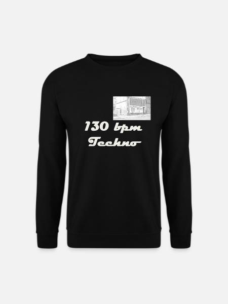 130bpm Techno Safe - Unisex Sweatshirt - black