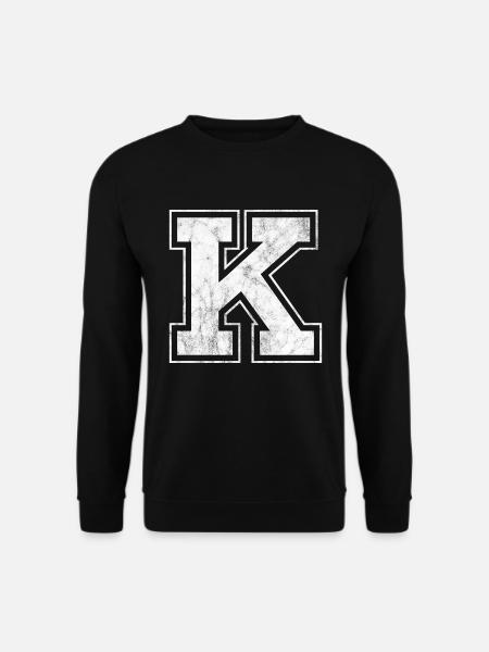Letter K - Unisex Sweatshirt - black
