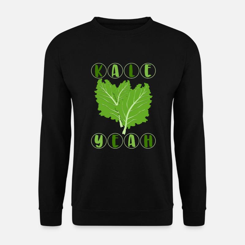 Kale Yeah - Unisex Pullover - Schwarz