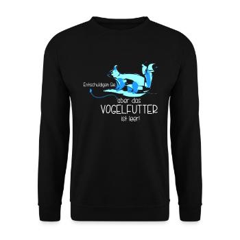Squirrel squirrel - Unisex Sweatshirt - black - Front - Alina (178cm) & Michal (187cm)