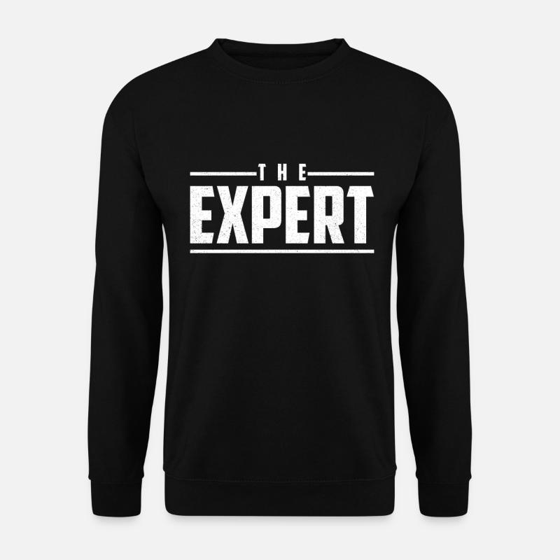 The Expert - Unisex Pullover - Schwarz