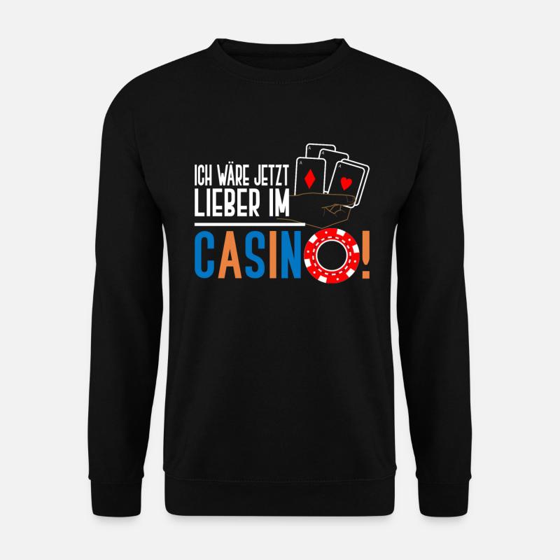 Casino Casino - Unisex Pullover - Schwarz