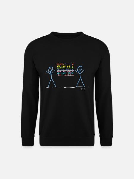 Projektmanagement Strichmännchen, Job Arbeit Scrum - Unisex Pullover - Schwarz