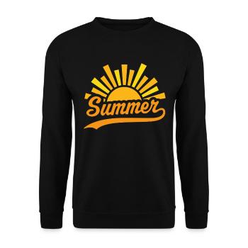 Sommersonne - Unisex Pullover - Schwarz - Vorne - Alina (178cm) & Michal (187cm)