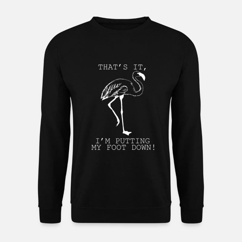 FLAMINGO - Unisex Pullover - Schwarz