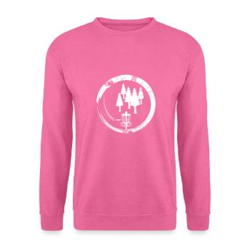 Frissbee Golf Disc Golf Disque Cadeau Putter - Sweat-shirt Unisexe - rose - Devant