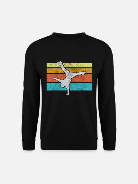 Breakdance - Rétro Vintage Old School Hip Hop - Sweat-shirt Unisexe - noir