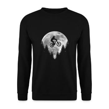 VTT - Descente VTT Moon Gift - Sweat-shirt Unisexe - noir - Devant - Alina (178cm) & Michal (187cm)