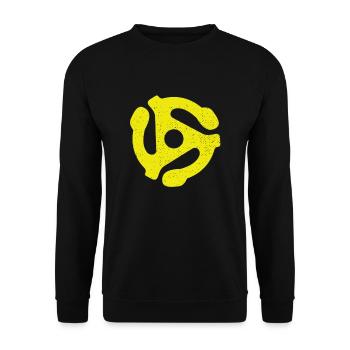 vinyle - Sweat-shirt Unisexe - noir - Devant - Alina (178cm) & Michal (187cm)
