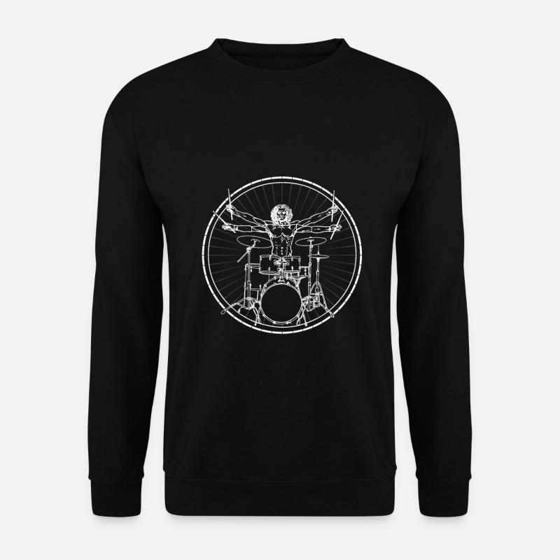 Schlagzeug - Unisex Pullover - Schwarz