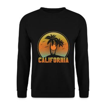 Millésime californien - Sweat-shirt Unisexe - noir - Devant - Alina (178cm) & Michal (187cm)