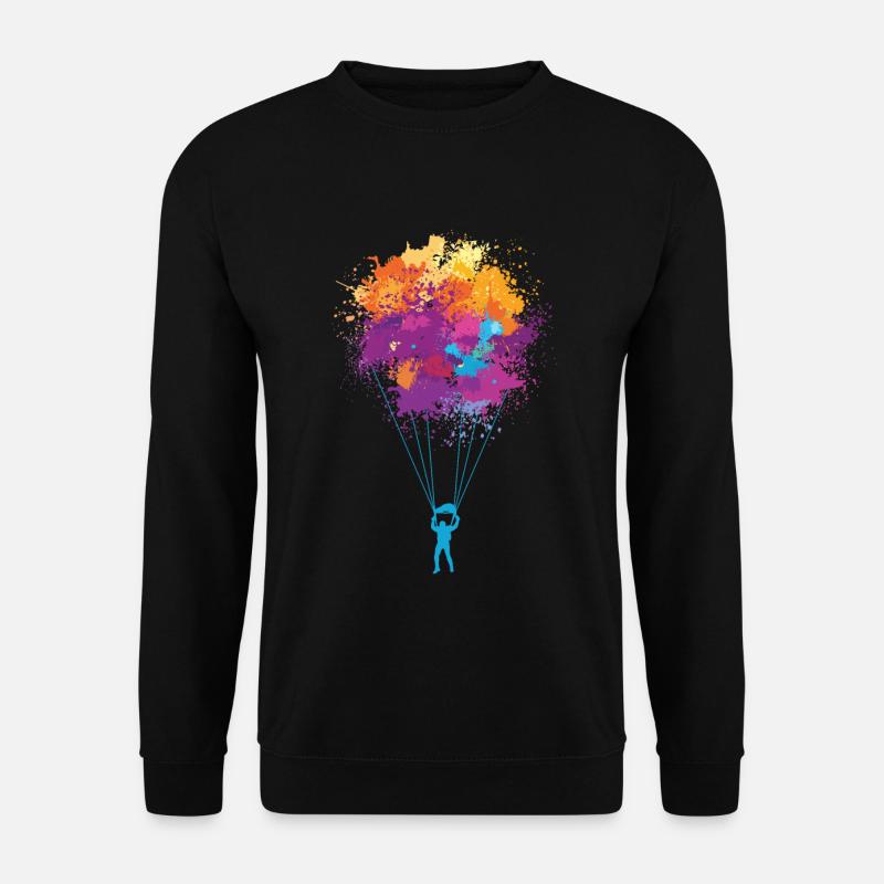 Skydiving skydiving - Unisex Sweatshirt - black