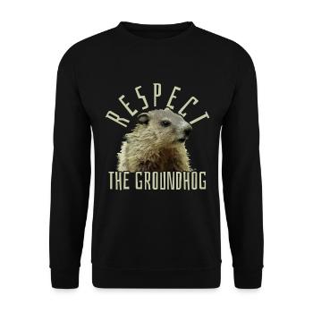 marmot - Unisex Sweatshirt - black - Front - Alina (178cm) & Michal (187cm)