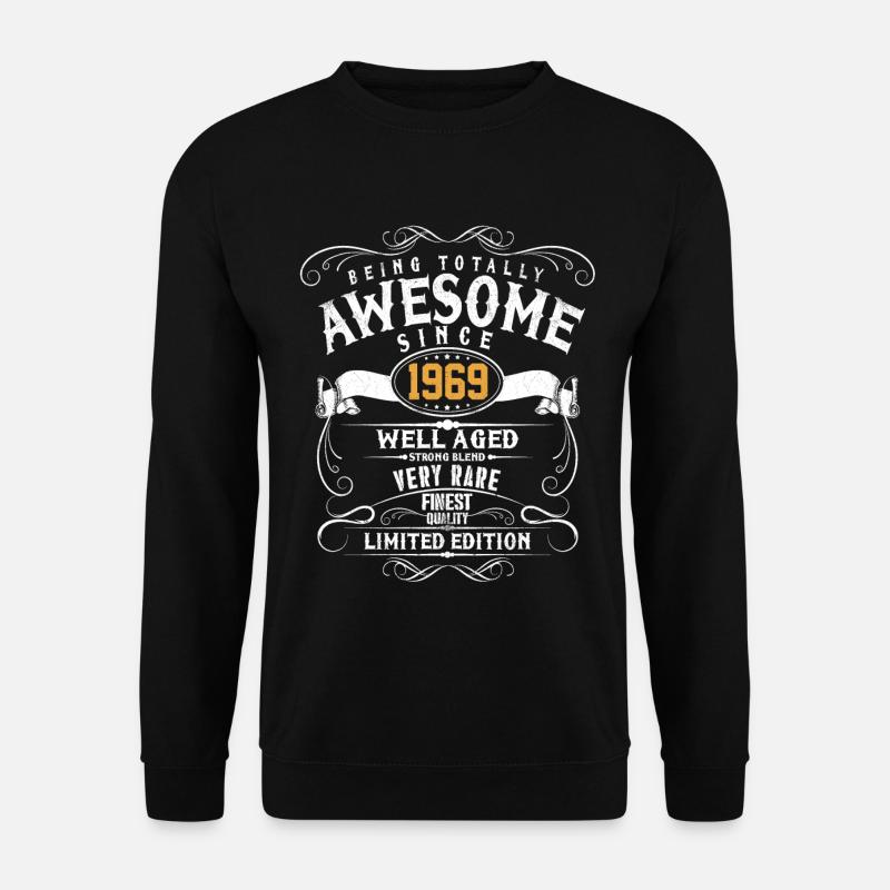 50. Geburtstag - Vintage 1969 50 Jahre Geschenk - Unisex Pullover - Schwarz