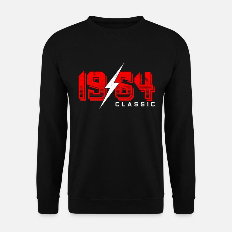 1964 Classic Rock - 55. Geburtstag Geschenk - Unisex Pullover - Schwarz