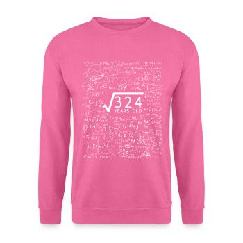 Racine à partir de 324 ans - 16ème anniversaire - Sweat-shirt Unisexe - rose - Devant