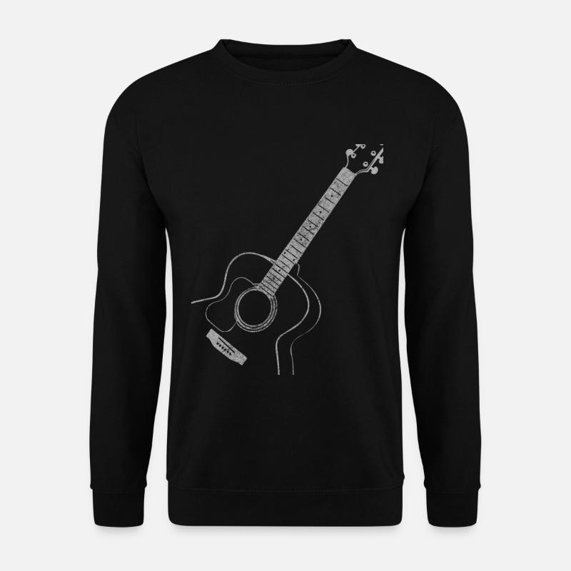 Gitarre - Unisex Pullover - Schwarz