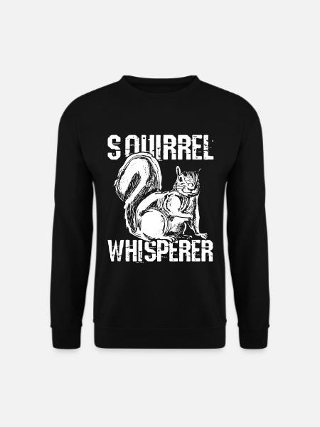 Squirrel whisperer - Unisex Sweatshirt - black