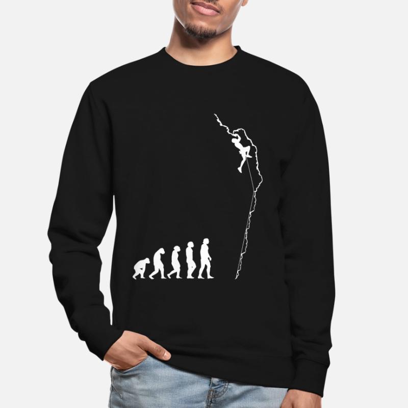Evolution de l'escalade Sweat-shirt Unisexe