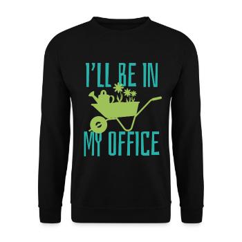 Gärtner - Garten Bauer Selbstversorger Geschenk - Unisex Pullover - Schwarz - Vorne - Alina (178cm) & Michal (187cm)