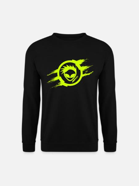 Alien Cut Scratch Fluo - Unisex Sweatshirt - black
