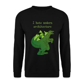 Monster - Unisex Sweatshirt - black - Front - Alina (178cm) & Michal (187cm)