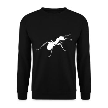 Ameise - Unisex Pullover - Schwarz - Vorne - Alina (178cm) & Michal (187cm)