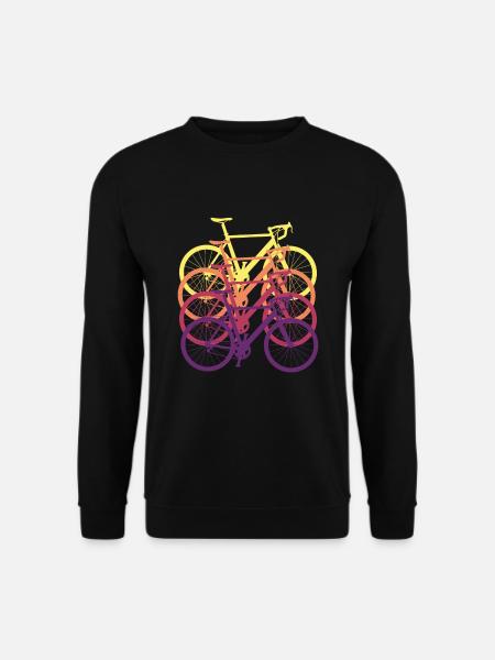 Rennrad Fahrrad Radsportler Geschenk Rennsport - Unisex Pullover - Schwarz
